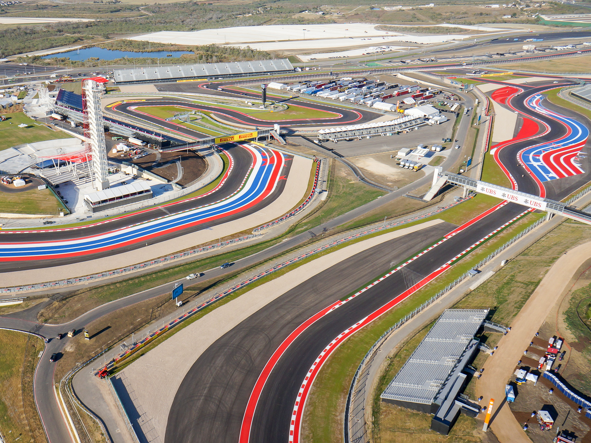 Circuit of the Americas aerial photography Austin Texas