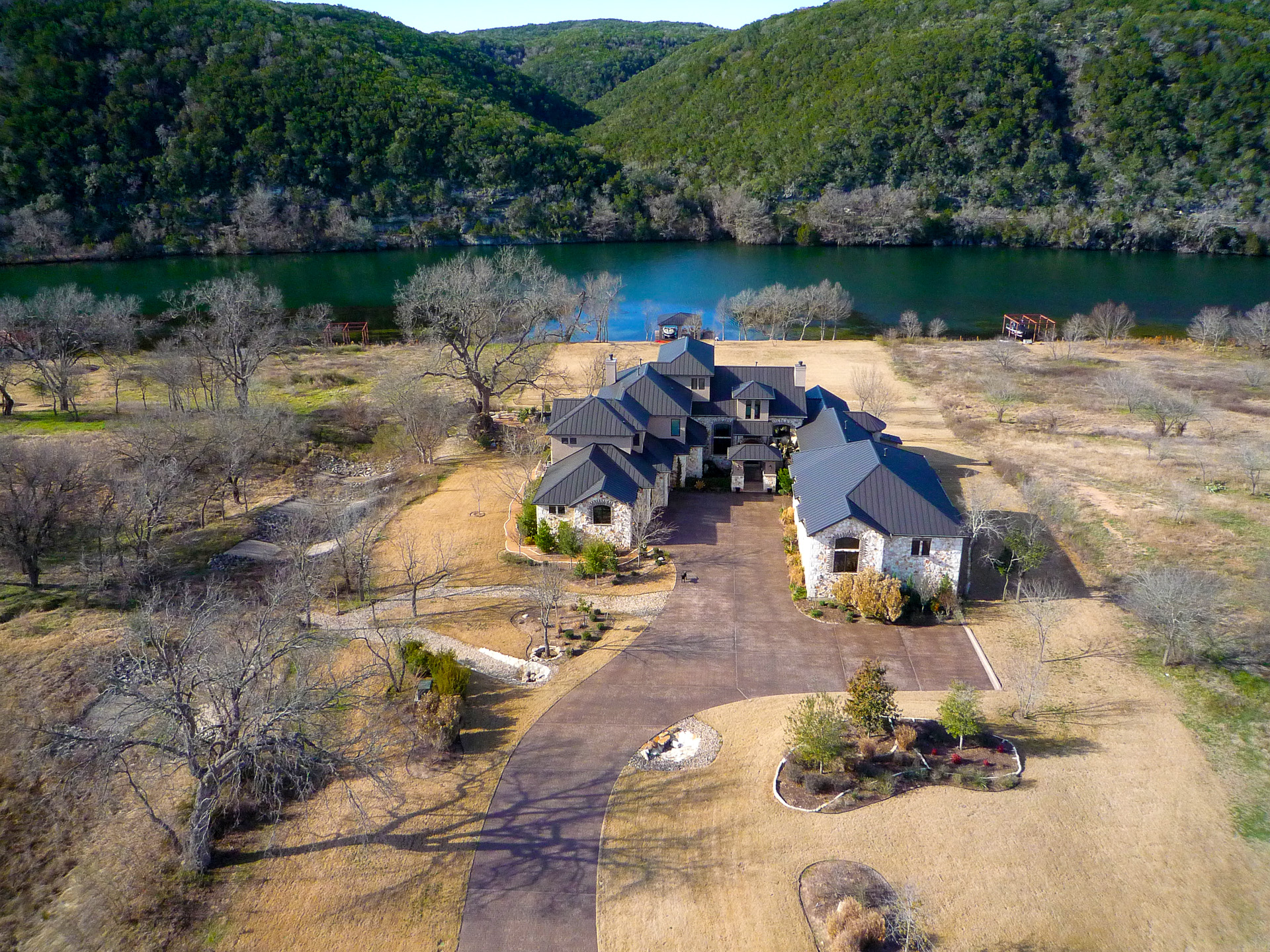 Aerial drone photography real estate Austin Texas