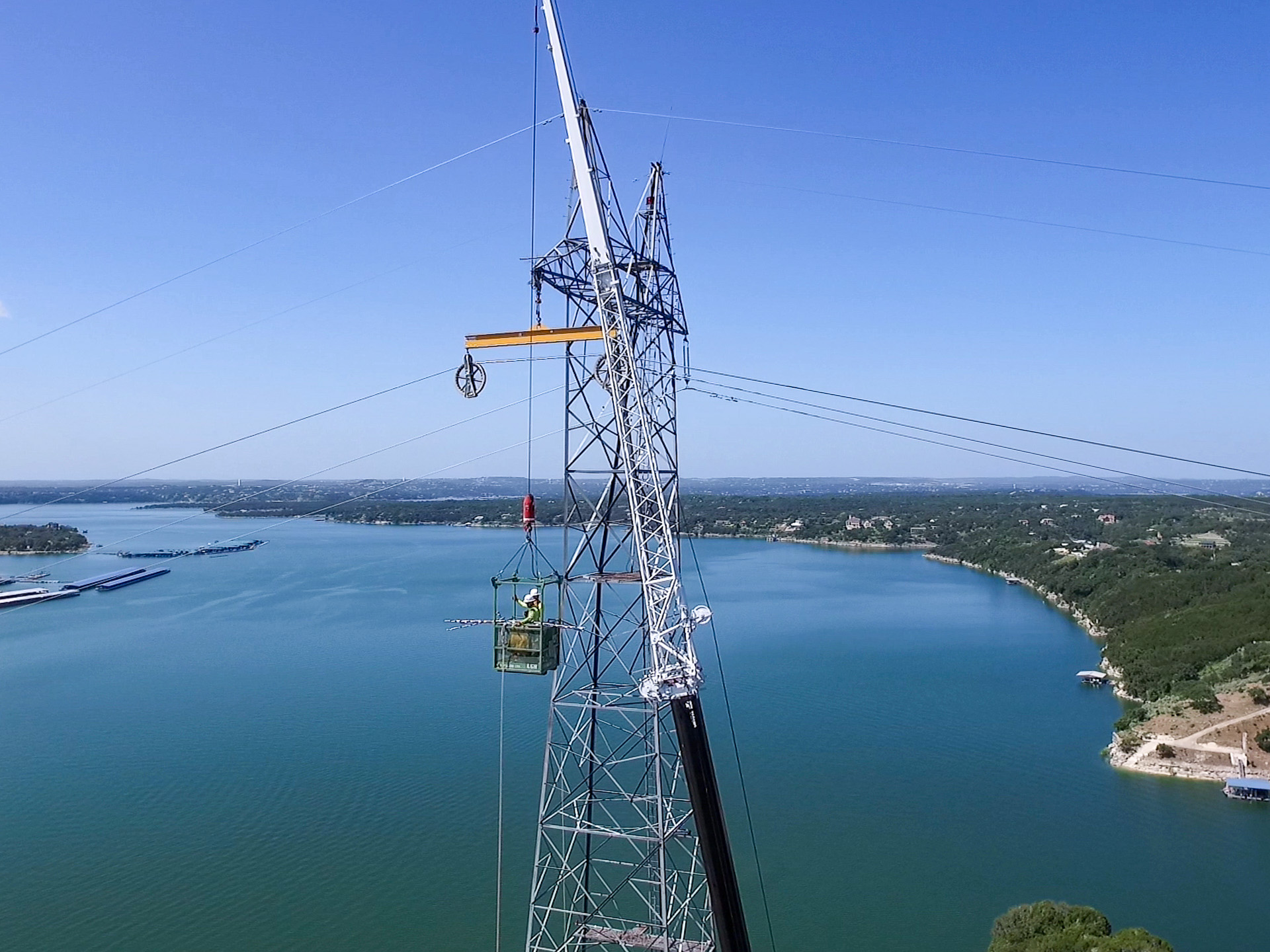 Techline utility company aerial documentation